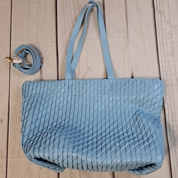 EXPRESSIONS NYC Sustainable VEGAN Tote / Crossbody Shoulder Handbag - Picture 1 of 10